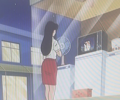 電気屋の転倒で観戦していた明子