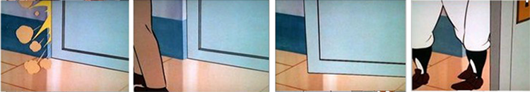 バタン！　　記者たち「何かありそうだなあ…」（と去る）　　ギイ…　　　　……？