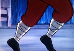 一方、今日も走って帰る一徹