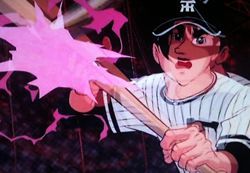 バントの構えなのだった