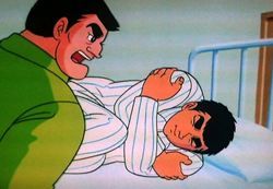 飛雄馬は「寒いよう・・・」