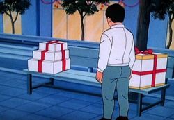 荷物を置いて行ってしまった