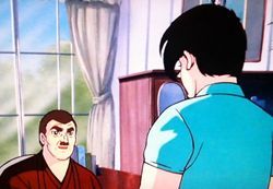 明子を手ぐすねひいて待っている花形父子