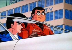 「乗るかい、左門君」