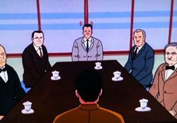 部屋で待っていたのは球団首脳部と水原監督である