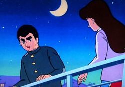 のこりかすの監督とすねる飛雄馬だった