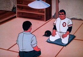 対峙する一徹と川上