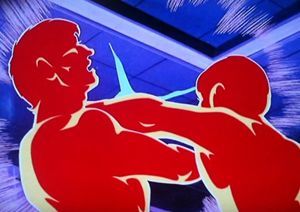 なんとクロスカウンターで相手を倒す